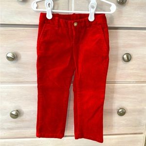 Ralph Lauren 2T Red Corduroy Pants